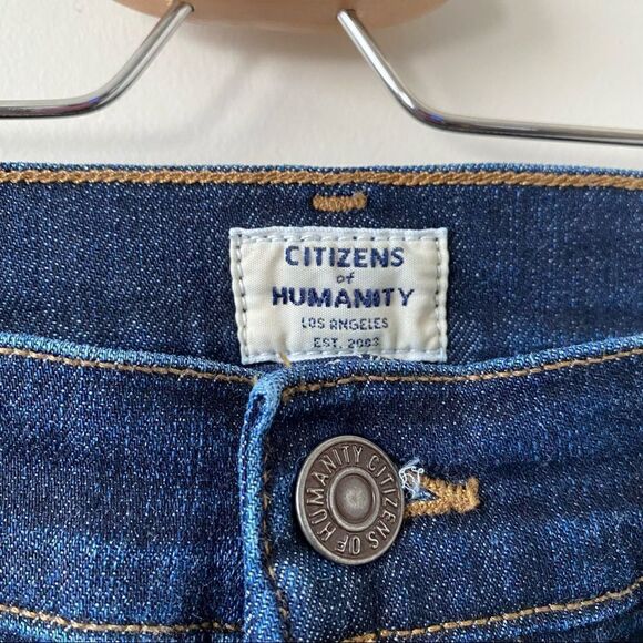 Citizens of Humanity-Carlie High Rise Skinny Dark Wash (Size:25) - Picture 13 of 15